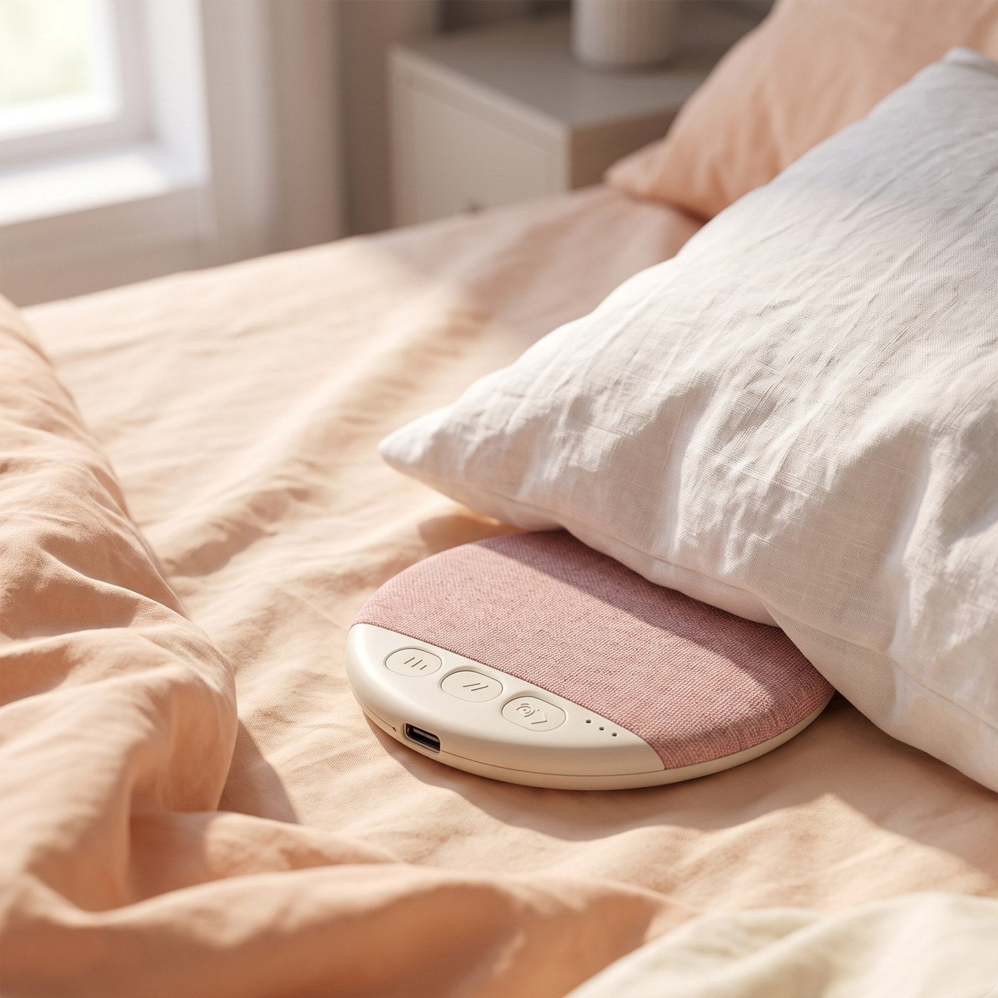 Ozelian Sleep coloris Rose, glissé sous un oreiller