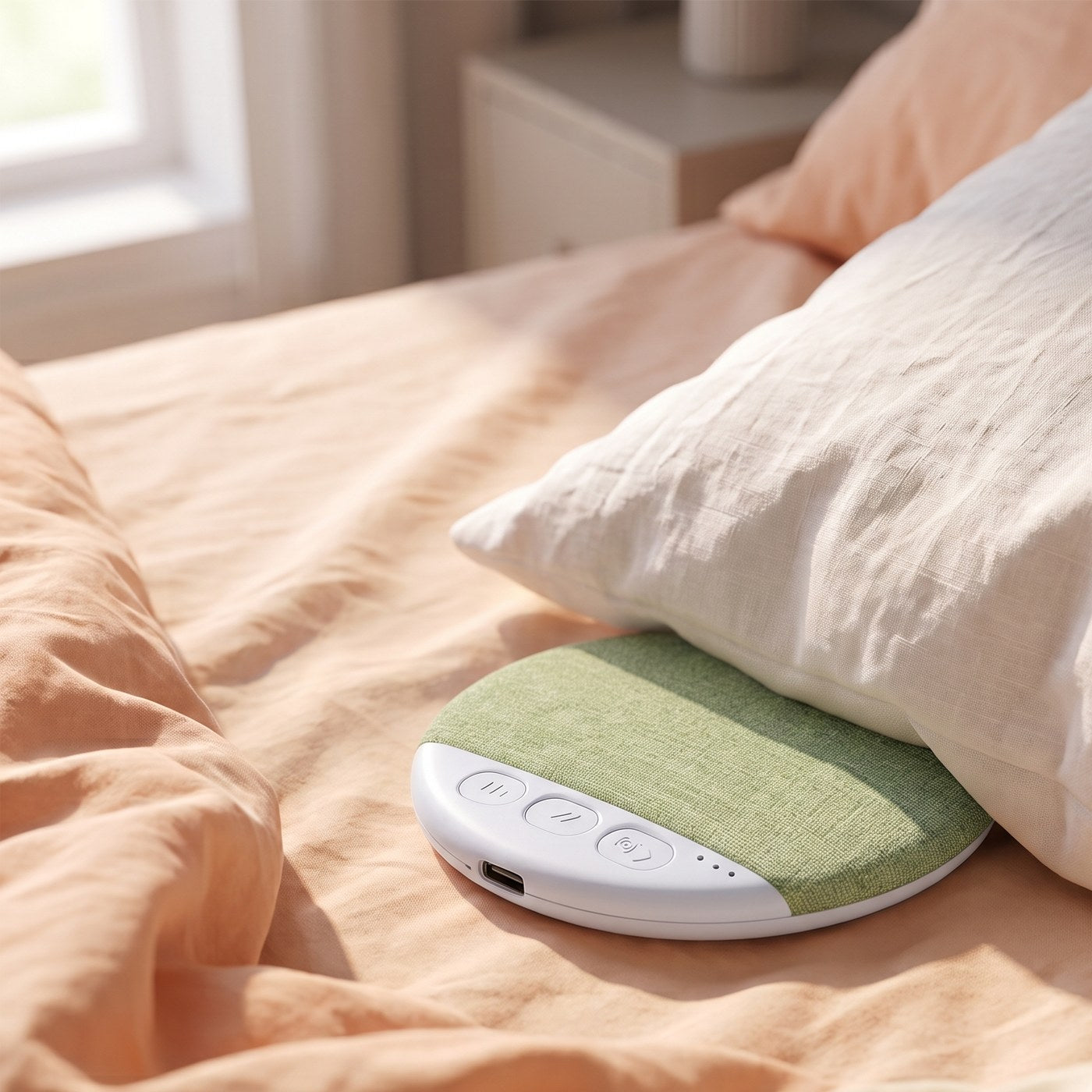 Ozelian Sleep coloris Vert, glissé sous un oreiller